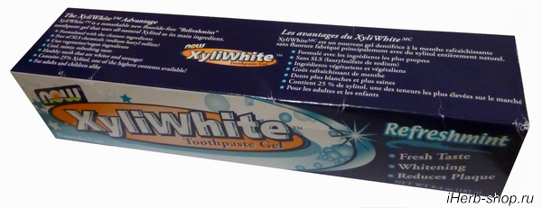 Коробка зубной пасты XyliWhite Toothpaste из iHerb